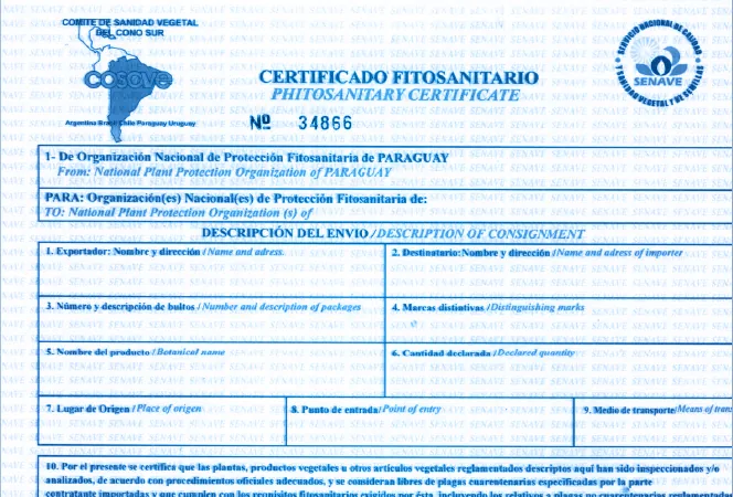 CLTlearning - Certificado fitosanitario