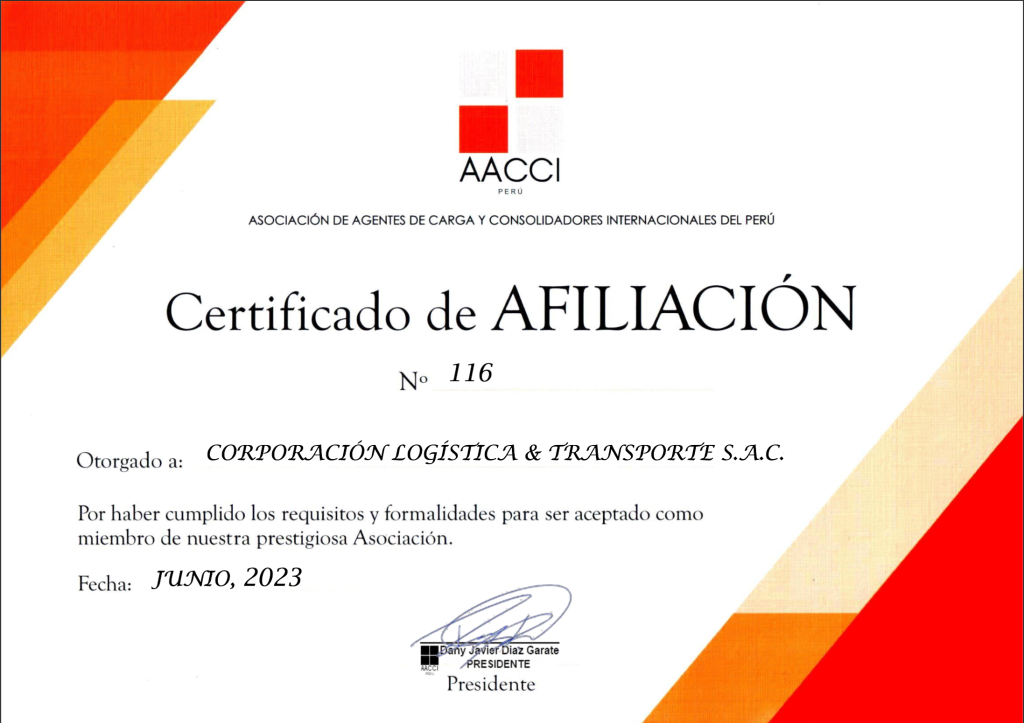 Certificado AACCI - CLT