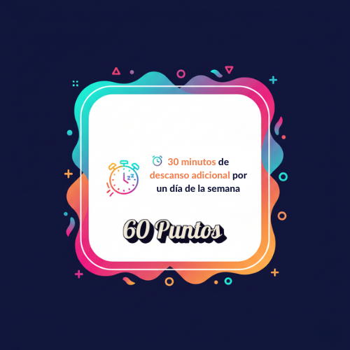 30 minutos de descanso