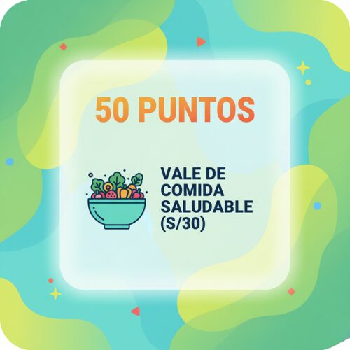 Vale de comida saludable